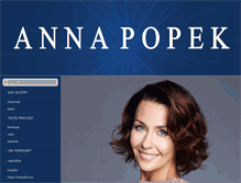 Tablet Screenshot of annapopek.pl